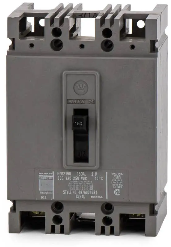 Eaton / Cutler-Hammer HFB2150 - 150A 2 Pole Molded Case Circuit Breaker Shop Now
