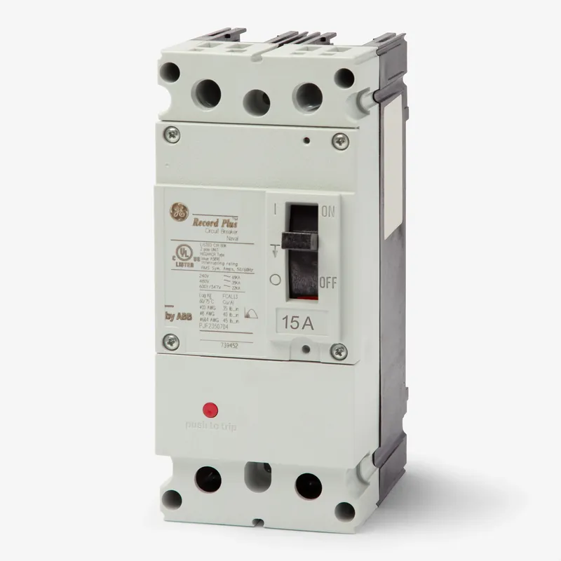 Place Order ABB / General Electric FBN26TE015RV - 15A 2 Pole Molded Case Circuit Breaker