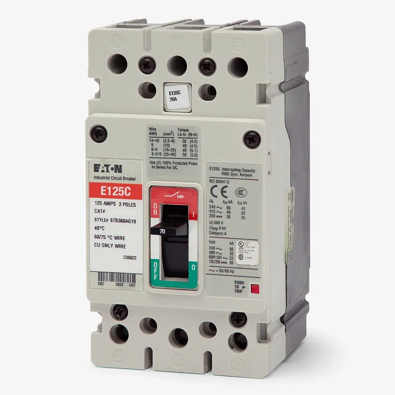 Budget Eaton / Cutler-Hammer EGC3070FFG - 70A 3 Pole Molded Case Circuit Breaker