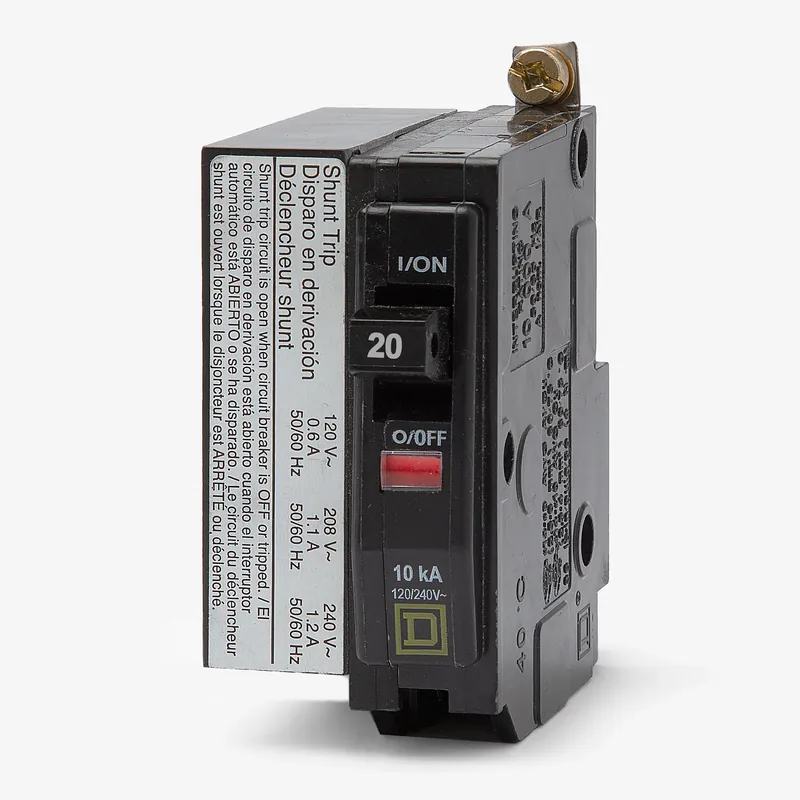 Budget Square D QO1201021 - 20A 1 Pole Miniature Circuit Breaker