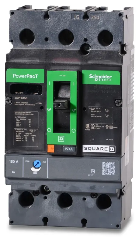 Square D JGP36150 - 150A 3 Pole Molded Case Circuit Breaker Discount