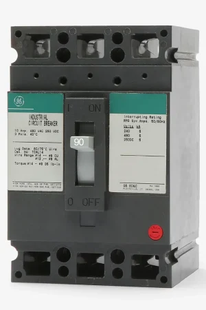 Mega Sale ABB / General Electric THED136090 - 90A 3 Pole Molded Case Circuit Breaker