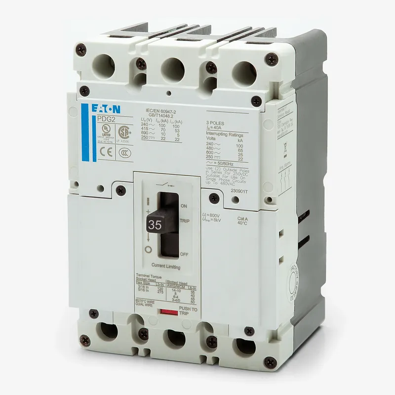 New Arrival Eaton / Cutler-Hammer PDG23M0035TFFL - 35A 3 Pole Molded Case Circuit Breaker