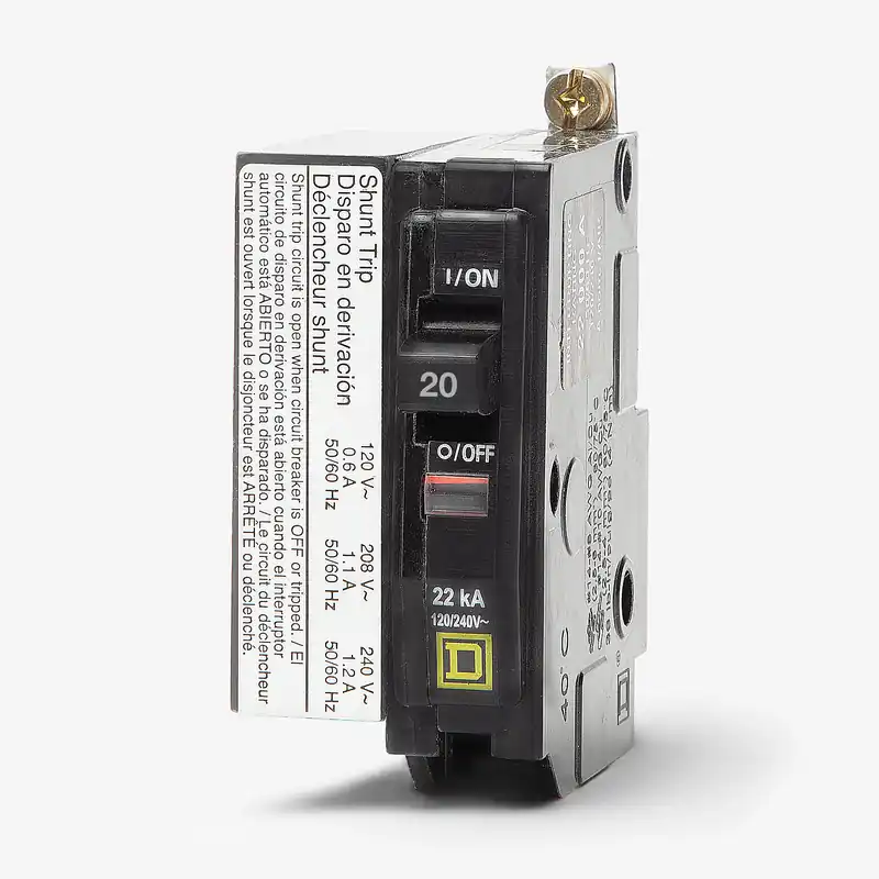 Square D QOB120VH1021 - 20A 1 Pole Miniature Circuit Breaker Flash Sale