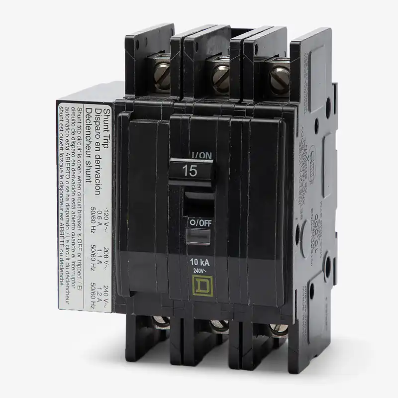 Professional Grade Square D QOU3151021 - 15A 3 Pole Miniature Circuit Breaker