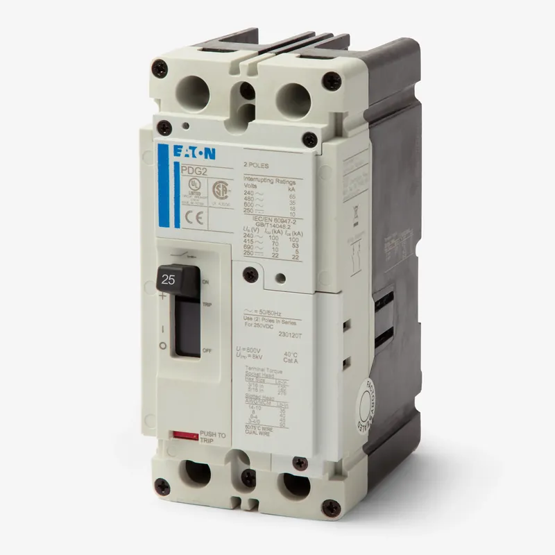 Authentic Eaton / Cutler-Hammer PDG22G0025TFFL - 25A 2 Pole Molded Case Circuit Breaker