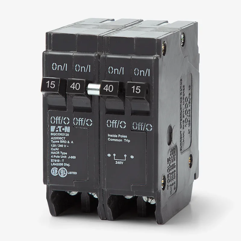 Eaton / Cutler-Hammer BRD2402115 - 15/40A Quadplex Miniature Circuit Breaker Today Only