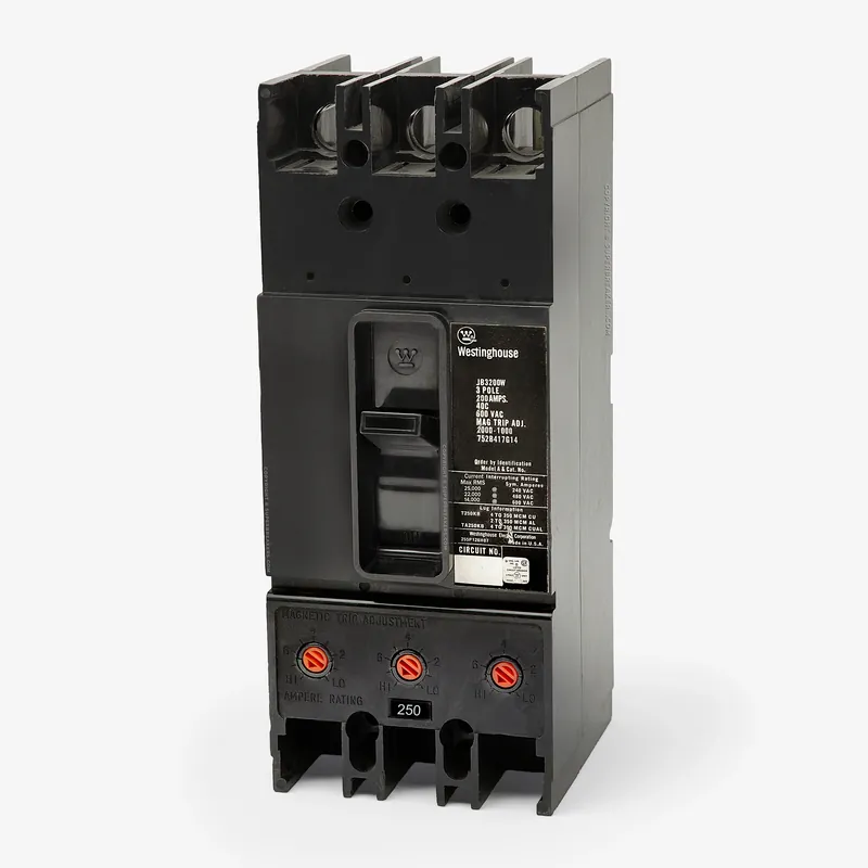 Shop Now Eaton / Westinghouse JB3250 - 250A 3 Pole Molded Case Circuit Breaker