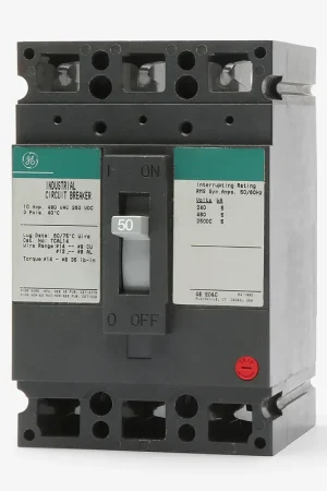 Markdown ABB / General Electric THED136050 - 50A 3 Pole Molded Case Circuit Breaker
