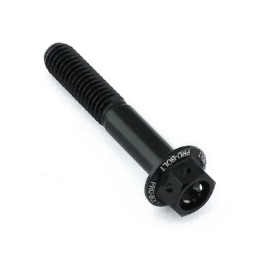 Deal Aluminium Flanged Hex Head Bolt M6x(1.00mm)x35mm Race Spec Etched