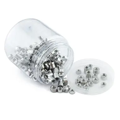 Price Cut Aluminium Assorted Collar Tub 200 Piece Unanodised