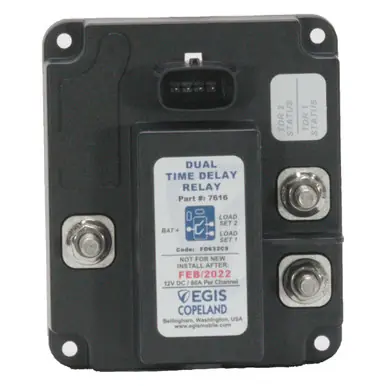 Authentic 7616 EGIS 12V Dual Time Delay Relay