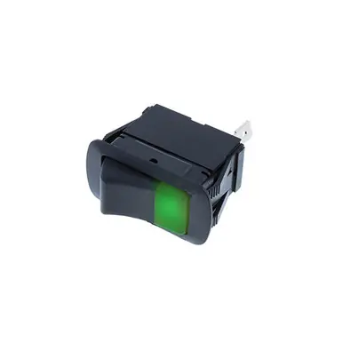 SRB2-1A-DC-1-GNL Switch Components – Sealed Rocker IP56 3P OFF-ON Green Bulb New Release