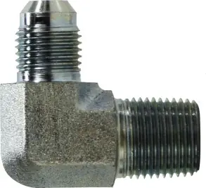 Deal Midland Metal 25011216 90 deg Straight Elbow, 3/4 in 37 deg JIC Male Flared x 1 in MPT, Steel