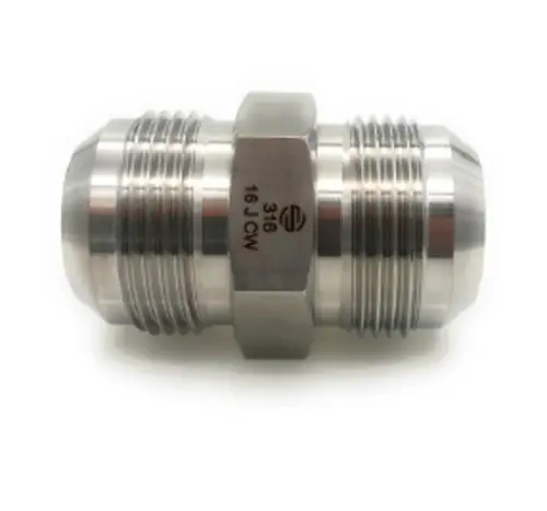 Stainless Adapters SS2403-08-08 Pipe Union, 1/2 in 37 deg JIC Male Flared x 1/2 in 37 deg JIC Male Flared Flash Sale