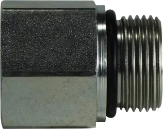 Midland Metal 704244 Straight Adapter, 1/4 in FNPT x 1/4 in Male BSPP, Steel Limited Offer
