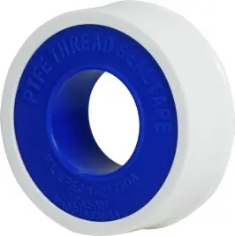 Midland Metal 982108 Thread Seal Tape, 3.5 mil Thick, 1/2 in W, 520 in L, PTFE, 0.4 g/cc Density Grab Now