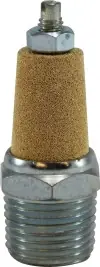 Midland Metal 28380 Muffler with Flow Adjustment, 1/4 in Nominal, MPT, Brass Hot Deal
