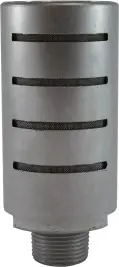 Midland Metal 28371 Slit Pattern High Flow Muffler, 3/4 in Nominal, MPT, Aluminum New Arrival