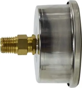 Midland Metal 80203 Pneumatic Pressure Gauge, 2-1/2 in Dial, 0 to 160 psi Measuring Range, +/-1.5 % Accuracy Save Now