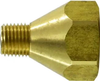 Top Rated Midland Metal 34111 Adapter, 1/4 in MPT x 1/4 in Female POL, Brass