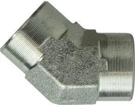 Budget Midland Metal 550520 45 deg Elbow, 1-1/4 in Female Pipe x 1-1/4 in Female Pipe, Steel
