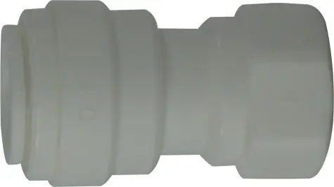 Midland Metal 20937P Adapter, 3/8 in Push-In x 1/4 in Female Flared, Plastic Big Sale