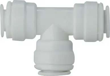 Clearance Midland Metal 20030P Union Tee, 1/2 in Push-In Tube x 1/2 in Push-In Tube x 1/2 in Push-In Tube, Plastic