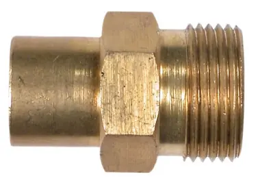 Hassle-Free Returns Midland Metal 86006 Quick Disconnect High Pressure Coupling, M22 Metric Screw x 3/8 in FNPT, Brass