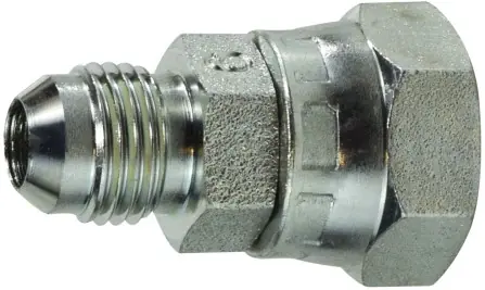 New Release Midland Metal 724012 Adapter, 3/4 in MJIC x 3/4 in Female BSPP Swivel, Steel
