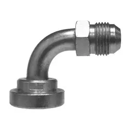 Get Yours Midland Metal 18042420 90 deg Adapter Elbow, 1-1/2 in MJIC x 1-1/4 in Code 62 Flanged, Steel