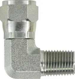 Midland Metal 65013232 90 deg Swivel Elbow, 2-1/2 in Female JIC x 2 in MPT, Steel Don't Miss Out