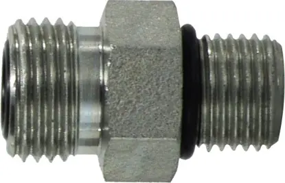 Trending Midland Metal FS6400O2024 Connector, 1-11/16 in Male ORFS x 1-7/8 in Male ORB, Steel