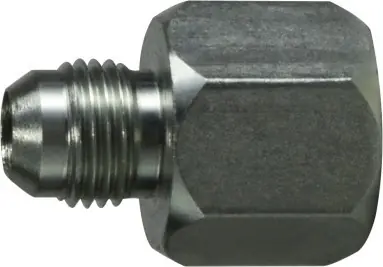 Midland Metal 24061210 Reducer/Expander, 3/4 in Female JIC x 5/8 in Male JIC, Steel Special Offer