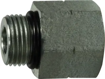 Free Returns Midland Metal 6410O2416 Reducer/Expander, 1-7/8 in Male ORB x 1-5/16 in Female ORB, Steel