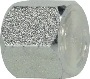 Midland Metal 0304C5 Cap Nut, 5/16 in Female JIC, Steel Authentic