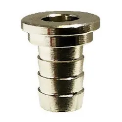 New Arrival Midland Metal 34716 Tailpiece, 3/8 in Barbed Swivel, Brass, Nickel-Plated
