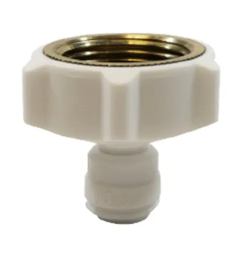 Midland Metal 20953P Adapter, 1/4 in Push-In x 1/2 in Female BSP, Plastic Fast Shipping