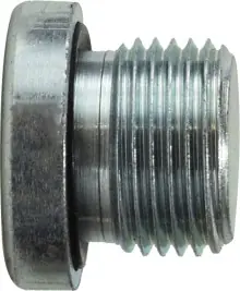 New Release Midland Metal 9522H6 Hollow Hex Plug, 3/8 in Male BSPP, Steel