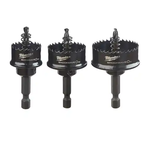 Milwaukee Tool 49-22-4800 3PC Thin Wall Hole Saw Set Same Day Shipping