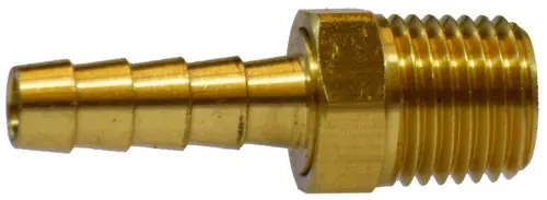 Free Returns Midland Metal 32200 Swivel Adapter, 1/4 in Hose x 1/4 in Male BSPT, Brass