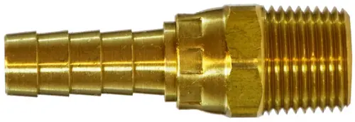 Midland Metal 32356 Swivel Adapter, 1/2 in Hose x 1/2 in Male BSPT, Brass Latest