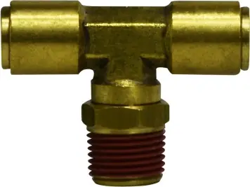 Special Offer Midland Metal 720806S Swivel Branch Tee, 1/2 in Push-In Tube x 3/8 in MIP x 1/2 in Push-In Tube, Brass