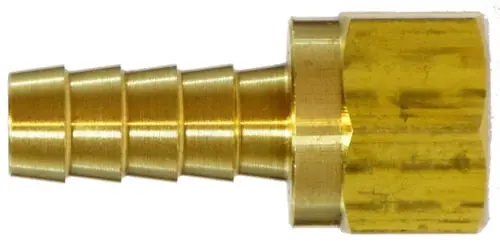 Direct From Factory Midland Metal 32328 Swivel Adapter, 3/4 in Hose x 3/4 in 45 deg Flared Female, Brass