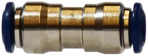 Limited Time Midland Metal 20016N Union Connector, Nickel Plated Push In Fittings, 5/32 x 1/4 P-I Union N-Pltd, Brass Fittings