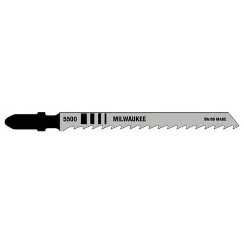Milwaukee Tool 48-42-5500 4" 6TPI T-Shank Wood High Carbon Steel Jig Saw Blades (5 PK) Weekend Sale