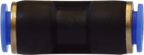 Midland Metal 20024C Union Connector, 1/2 in Push-In Tube x 3/8 in Push-In Tube, Composite Grab Now