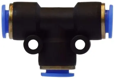 Midland Metal 20031C Union Tee, 5/16 in Push-In Tube x 5/16 in Push-In Tube x 5/16 in Push-In Tube, Composite Get Yours