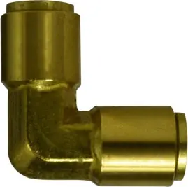 Midland Metal 655320 90 deg Union Elbow, 5/32 in Push-In Tube x 5/32 in Push-In Tube, Brass New Release