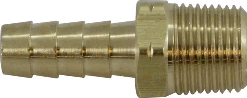 Midland Metal 32450 Rigid Adapter, 1/4 in Hose x 1/8 in Male BSPT, Brass Hot Deal